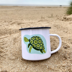 mug tortue tasse de voyage randonne motif tortue fait en france