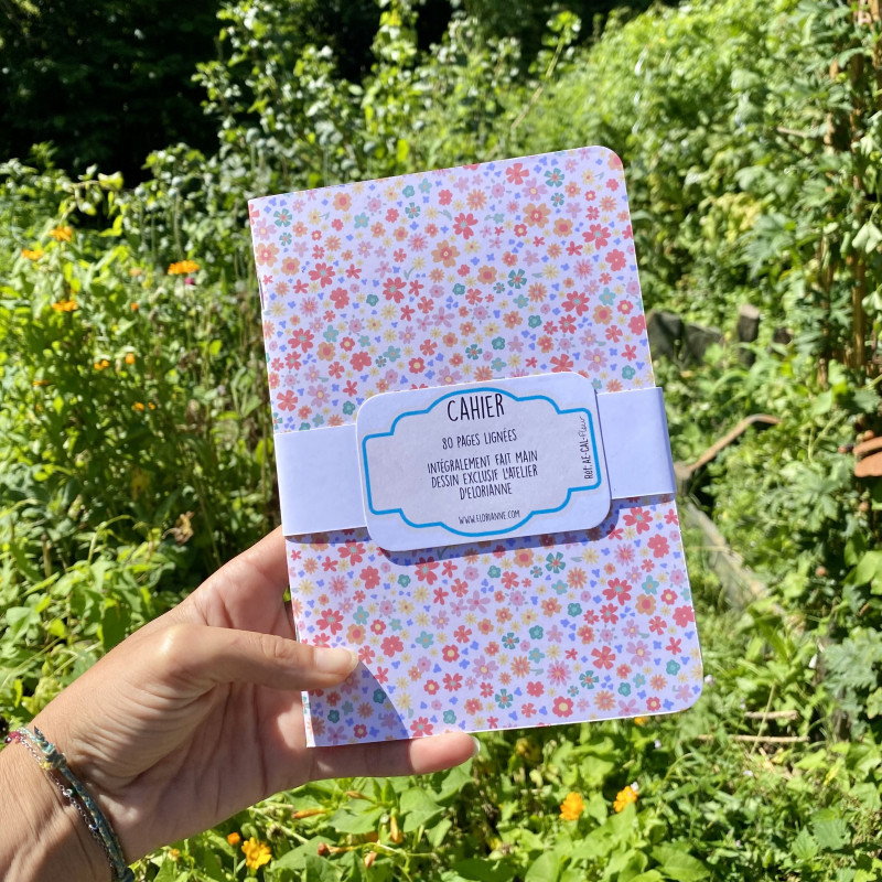 Cahier fait main Flor