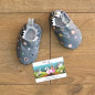 Chaussons souples Fait-main STAR GREY