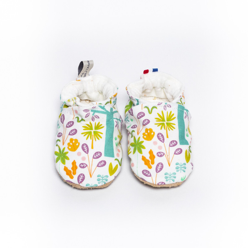 Chaussons souples semelle en cuir Canopy