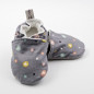Chaussons souples Fait-main STAR GREY
