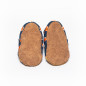 Chaussons souples renfort en cuir Mouton