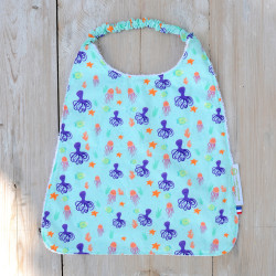 Bavoir à élastique BIO Pieuvre