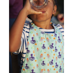 Bavoir à élastique BIO Pieuvre