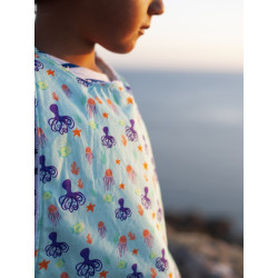 Bavoir à élastique BIO Pieuvre