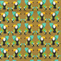 Bavoir à élastique BIO Toucan