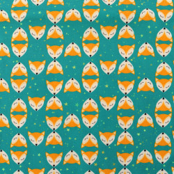 Serviette de cantine BIO renard