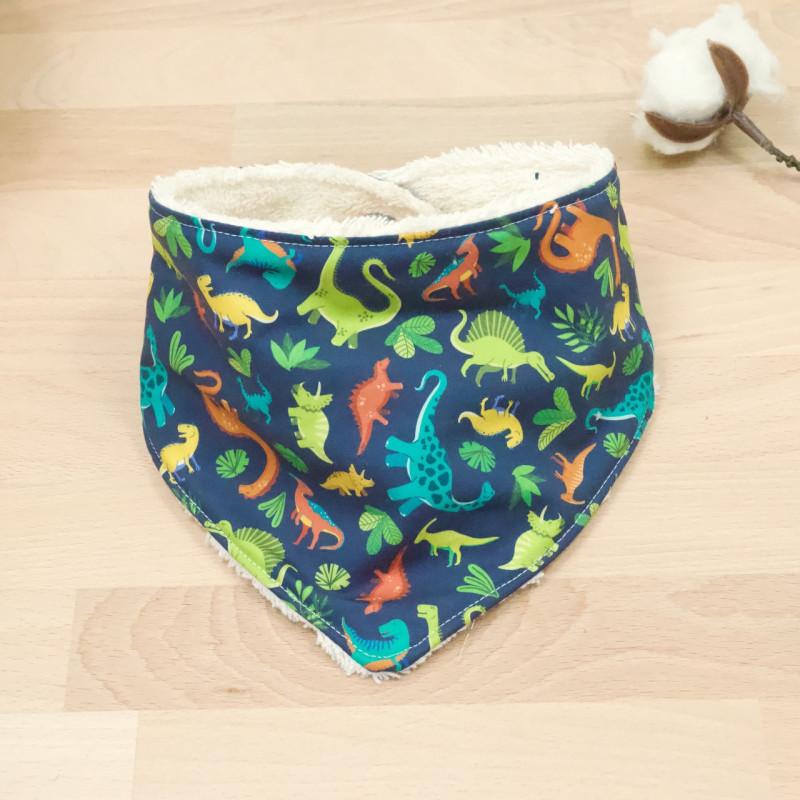 bandana bavoir BIO dinosaure