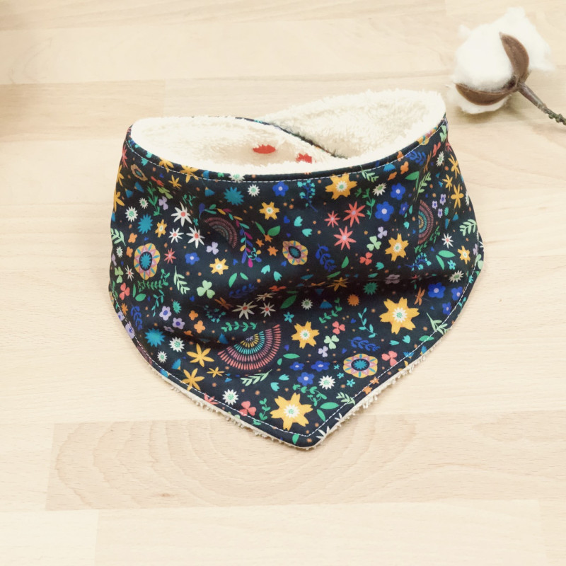 bandana bavoir Bio Fleur d'énergie